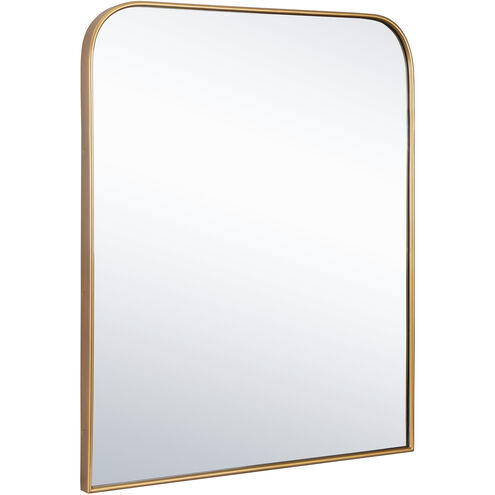 Calabasas 40 X 36 inch Brass Wall Mirror